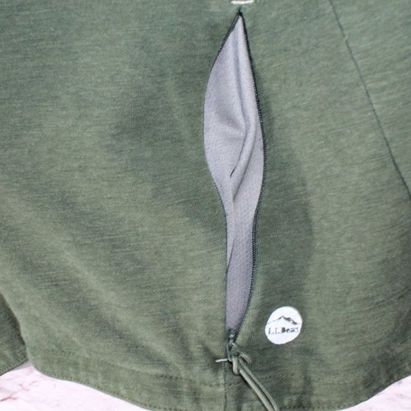 LL Bean Explorer Pullover Hooded Sweatshirt Cotton Blend Green Size XXL - Picture 5 of 9